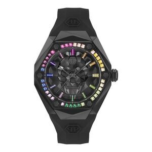 Philipp Plein The $kull Spikes Crystal Watch Black Mens